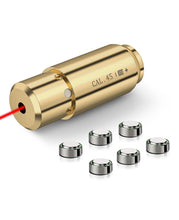 Load image into Gallery viewer, MidTen Bore Sight .45acp Red Dot Boresighter with Two Sets of Batteries