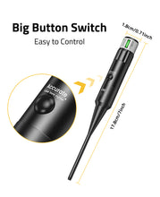 Load image into Gallery viewer, Green Laser Bore Sighter Kit with Big Button Switch