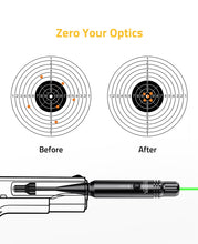 Load image into Gallery viewer, Green Laser Bore Sighter Kit for Zeroing Your Optics