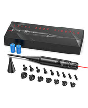 Load image into Gallery viewer, MidTen Bore Sight Kit for .17 to 12GA Caliber Red Laser Boresighter