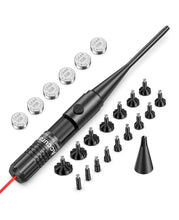 Load image into Gallery viewer, MidTen Bore Sight Kit for .17 to 12GA Calibers Boresighter with Button Switch