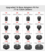 Load image into Gallery viewer, Laser Boresighter Kit with Upgraded 16 Bore Adapters