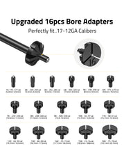 Load image into Gallery viewer, Red Laser Bore Sight Kit with Upgraded 16pcs Bore Adapters