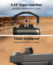 Load image into Gallery viewer, MidTen factory iron sights with provides co-witness with iron sights
