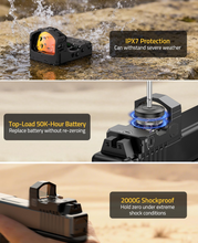 Load image into Gallery viewer, MidTen Reflex Sight with replace battery without re-zeroing in red dot