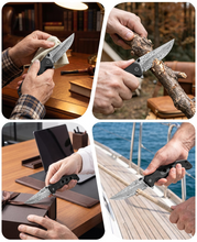 Load image into Gallery viewer, MidTen everyday carry knife, black