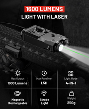 Load image into Gallery viewer, MidTen ir laser illuminator with max runtime light mode Green Laser+IR Laser+White Light+Green Light