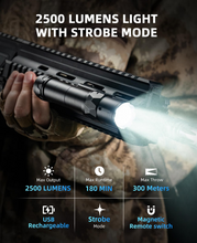 Load image into Gallery viewer, MidTen Lumens Ar Laser Light Combo with light with strobe mode