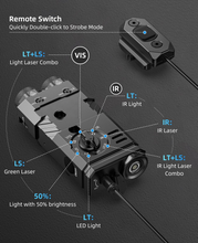 Load image into Gallery viewer, MidTen Green IR Laser with light laser combo ir Green Laser+IR Laser+White Light+IR Light