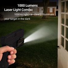 Load image into Gallery viewer, MidTen Lumens Pistol Light Laser Combo with laser light combo in red laser light combo