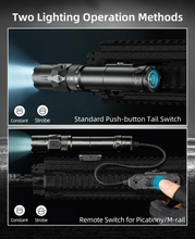 Load image into Gallery viewer, MidTen Lumens Ar Laser Light Combo with remote switch for picatinny/m-rail Light with Green Beam