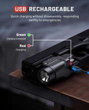 Load image into Gallery viewer, MidTen activate the light with usb rechargeable quick charging without disassembly, responding
