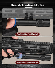 Load image into Gallery viewer, MidTen 2500 Lumens Rifle Light with push-buttontail switch magnetic pressure pad