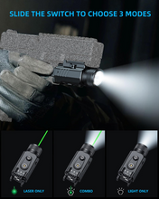 Load image into Gallery viewer, MidTen Lumen Pistol Light Laser Combo with laseronly combo lightonly