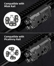 Load image into Gallery viewer, MidTen Lumens 4-in-1 Ar Flashlight IR Illuminator with compatible with picatinny rail Green Laser+IR Laser+White Light+IR