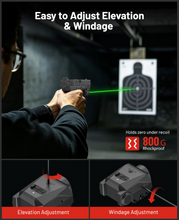Load image into Gallery viewer, MidTen Green Beam – elevation adjustment windage adjustment