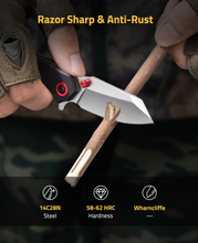 Load image into Gallery viewer, MidTen Razor-Sharp Blade with razor sharp & anti-rust in black