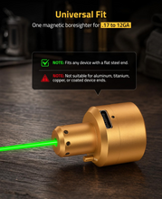 Load image into Gallery viewer, MidTen Laser Magnetic Boresighter – universal fit, 515nm green laser