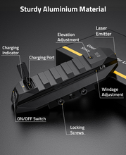 Load image into Gallery viewer, MidTen Rechargeable Picatinny Rifle with sturdy aluminium material laser