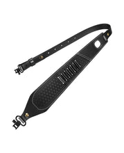 Load image into Gallery viewer, MidTen Leather Rifle Sling – j j, black