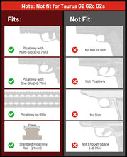 Load image into Gallery viewer, MidTen Pistol Laser Sight – picatinny with no rail or slot