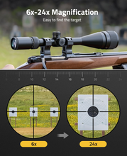 Load image into Gallery viewer, MidTen AO Rifle Scope with easy to find the target