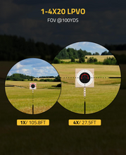 Load image into Gallery viewer, MidTen Rifle Scope with fov @100yds CV-BDC-2