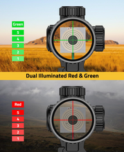 Load image into Gallery viewer, MidTen Rifle Scope with dual llluminated red&green
