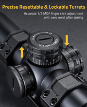 Load image into Gallery viewer, MidTen 1-8x24 LPVO Scope with 30mm Cantilever Mount, Illuminated BDC Reticle for .223/5.56 and .308/7.62
