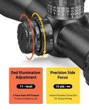 Load image into Gallery viewer, MidTen High-performance scope with precision side adjustment focus 8-32x56