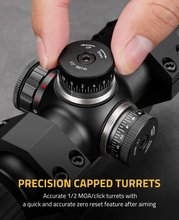 Load image into Gallery viewer, MidTen 1-4x20 LPVO Rifle Scope with a quick and accurate zero reset feature after aiming CV-BDC-1