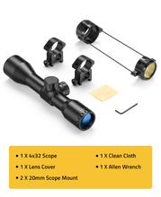 Load image into Gallery viewer, MidTen Compact Scope Rangefinder Reticle Scope with 2 x scope mount