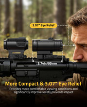 Load image into Gallery viewer, MidTen scope magnifier – provides more comfortable viewing conditions and