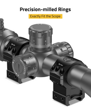 Load image into Gallery viewer, MidTen Mount 1 inch Scope Rings with precision-milled rings exactly fit the scope 30mm x 1.26inch