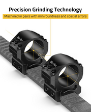 Load image into Gallery viewer, MidTen 1 inch Rings with machined in pairs with min roundness and coaxial errors 1inch x 0.87inch