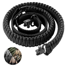 Load image into Gallery viewer, MidTen Shotgun Sling 550 Paracord Sling in black