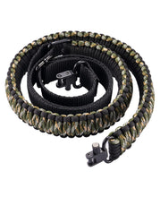 Load image into Gallery viewer, MidTen Shotgun Sling 550 Paracord Sling in camo green