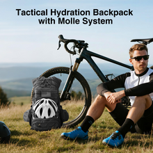 Load image into Gallery viewer, MidTen tactical hydration backpack – tactical hydration backpack with molle system, black