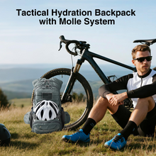 Load image into Gallery viewer, MidTen tactical hydration backpack – tactical hydration backpack with molle system, grey