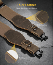 Load image into Gallery viewer, MidTen Two Point Sling – thick leather wear-resistant and retro, brown