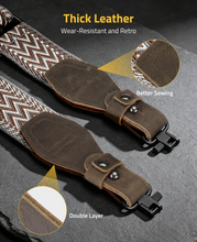 Load image into Gallery viewer, MidTen Two Point Sling – thick leather wear-resistant and retro, mixed brown