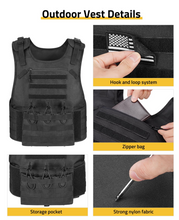 Load image into Gallery viewer, MidTen Outdoor Vest with outdoor vest details hook andloopsystem