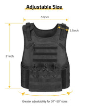 Load image into Gallery viewer, MidTen Adjustable Vest with adjustable size, 16inch x 3.5inch x 21inch