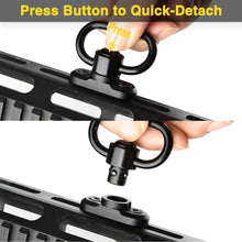 Load image into Gallery viewer, MidTen QD Sling Compatible with MLOK Mount Swivel 1.25 Inch 2 Pack