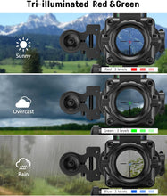 Load image into Gallery viewer, MidTen 4x32 Prism Tactical Rifle Scope with Laser
