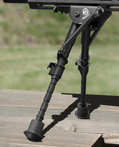 MidTen 6-9 Inch Rifle Bipod Compatible with M-Rail for Hunting