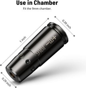 MidTen Bore Sighting Laser 223 5.56mm/ 9mm Laser Bore Sighter with Extra Batteries