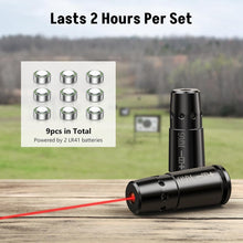 Load image into Gallery viewer, MidTen Bore Sighting Laser 223 5.56mm/ 9mm Laser Bore Sighter with Extra Batteries
