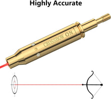 Load image into Gallery viewer, MidTen Crossbow Red/Green Laser Bore Sight with On/Off Switch
