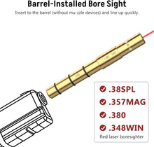 Load image into Gallery viewer, MidTen Laser Bore Sight for 9MM/380ACP/.38SPL/.357MAG
